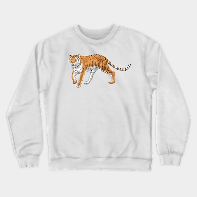 Tiger Crewneck Sweatshirt by katerinamk